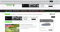 Desktop Screenshot of paraquesirveelaloevera.com