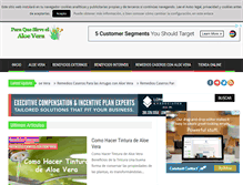 Tablet Screenshot of paraquesirveelaloevera.com